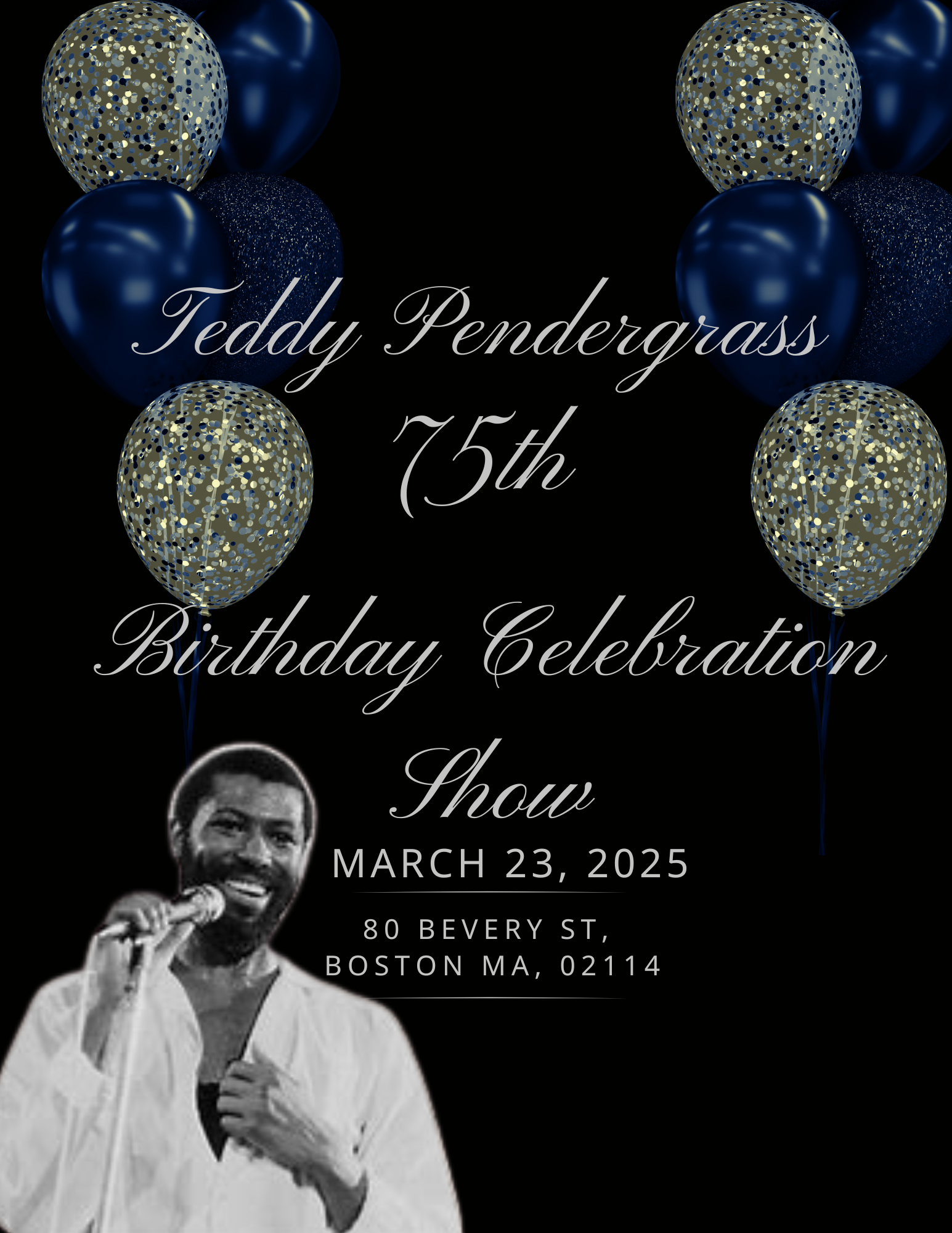 City Winery Boston Presents Teddy Pendergrass 75th Birthday Celebration Show